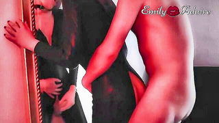 Emily Adaire Leather Catsuit Anal - nude porn video