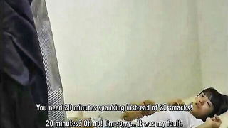 Ichigo Asian Spanking Punishment naked girls scene in HD