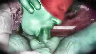 Latina neighbor creamy slime closeup naked girls scene in HD