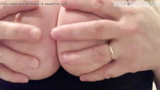 Blonde BBW Lace Bra Groped naked girls scene in HD