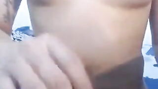 Gia topless dildo sucking solo - nude porn video