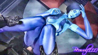 Cortana Halo 4 POV blowjob - nude porn video