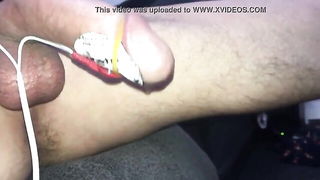 Electro Stim Big Dick Cumshot - nude porn video