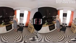 Blonde MILF Solo VR naked girls scene in HD