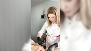 Blonde Nurse Penis Shaving Cumshot naked girls scene in HD