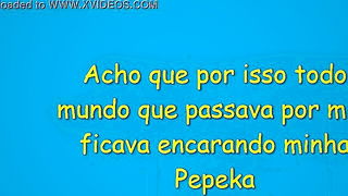 Moreninha Casada Purple Shorts Cameltoe naked girls scene in HD