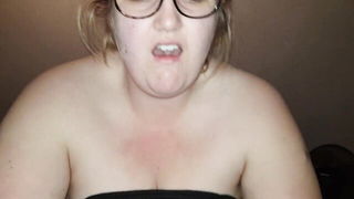 Blonde Nerd Glasses Bondage Orgasm - nude porn video