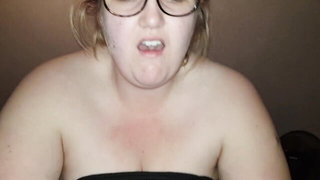 Blonde Nerd Glasses Bondage Orgasm - nude porn video