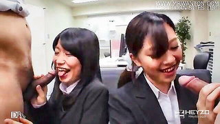 Miha Kimura Nonoka Amamiya Office BJ - nude porn video