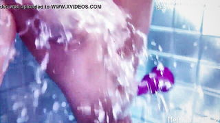 D.Va Shower Dildo Ride naked girls scene in HD
