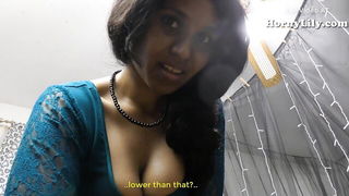 Horny Lily Curvy Indian MILF naked girls scene in HD