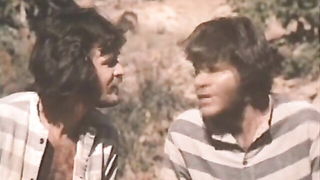Vintage Outdoor Roleplay Brunette naked girls scene in HD