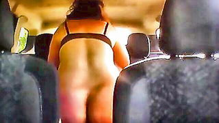 Brunette Backseat Bakkie Tease naked girls scene in HD