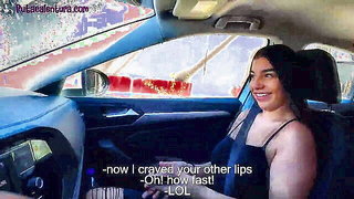 Latina car blowjob casting - nude porn video
