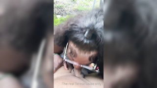 Teresa Lave Ebony POV Blowjob - nude porn video