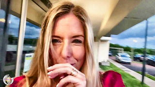 Aurbeaureal red dress blowjob naked girls scene in HD