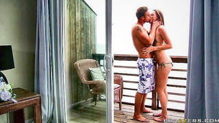 Tori Black Balcony Blowjob - nude porn video
