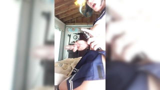 Busty Sailor Girl Dildo Solo - nude porn video