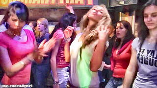Brunette Sucking Cock Party Orgy naked girls scene in HD
