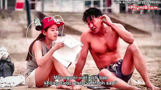 Topless Asian with Older Man naked girls scene in HD