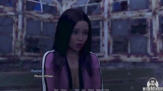 Cop Natasha Frisk Roleplay naked girls scene in HD