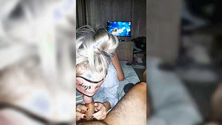 AudreyWet sloppy blowjob climax naked girls scene in HD