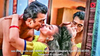 Indian couple passionate saree kiss - nude porn video