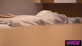 Sleeping Stepmom Shared Bed Seduction naked girls scene in HD