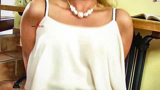 Ina-Maria Glasses Stockings POV naked girls scene in HD
