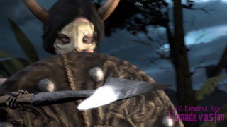 Armored Futanari Satyr Katana - nude porn video