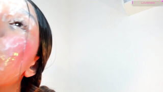 Mariaa sloppy face paint topless naked girls scene in HD