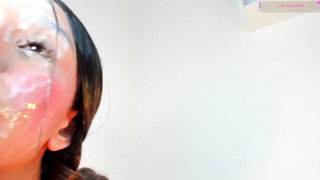 Mariaa sloppy face paint topless naked girls scene in HD