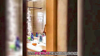 Lexy Bandera shower peeped teen - nude porn video