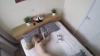 POV teen babe ball sucking - nude porn video