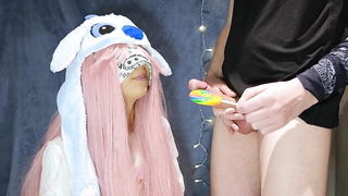 Blindfolded Asian Amateur Blowjob naked girls scene in HD