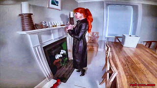 Redhead stepmom lingerie masturbation naked girls scene in HD