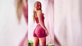 Blonde Bikini Cameltoe Tease naked girls scene in HD