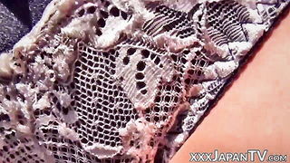 Japanese princess lace panties naked girls scene in HD