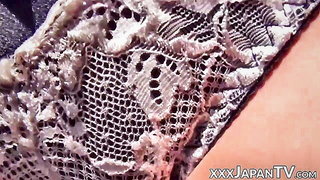 Japanese princess lace panties naked girls scene in HD