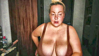Beauty4AGent busty blonde solo - nude porn video