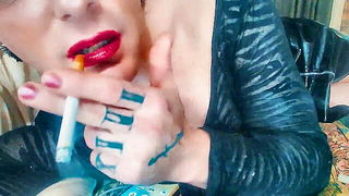 Femboy Sissy Smoking JOI - nude porn video