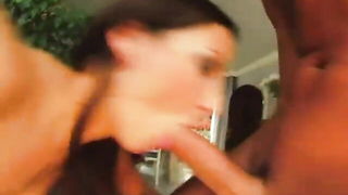 Brunette double penetration threesome - nude porn video