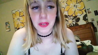 KaydCoxxx95 blonde lingerie tease - nude porn video