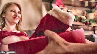 Melody Marks Christmas Cowgirl - nude porn video