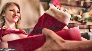 Melody Marks Christmas Cowgirl - nude porn video