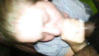Redhead pink lingerie POV blowjob - nude porn video