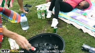 Kimberly Nutter Lupe Burnett Outdoor Orgy - nude porn video
