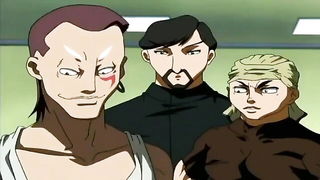 Anime train groping fingering naked girls scene in HD