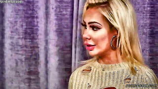Chessie Kay CFNM leg tease naked girls scene in HD