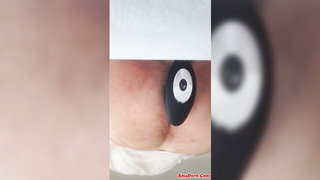 Amara Cat anal buttplug closeup - nude porn video